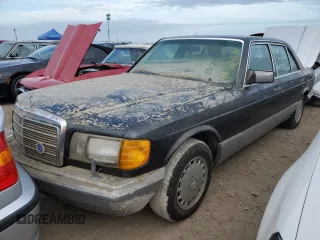 1986 Mercedes-Benz 300 with VIN WDBCB25D4GA278837, listed as a Copart auction lot 74273244 with 171,992 mi miles and Salvage Title. Bid and sale history available at carsss.com. Image 1.