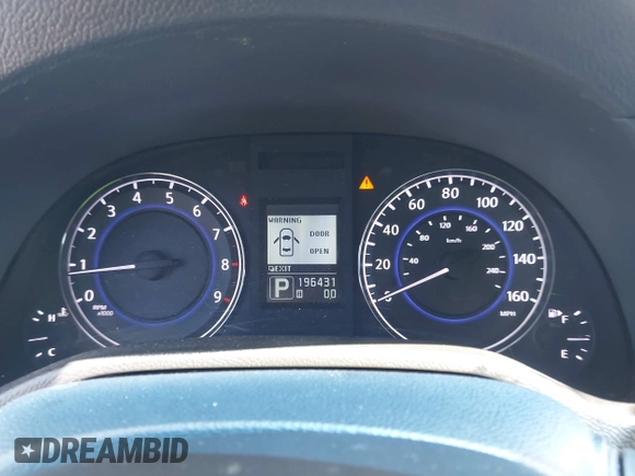 2014 Infiniti Q60 Journey with VIN JN1CV6EK7EM111241, listed as a IAAI auction lot 42653792 with 196,431 mi miles and . Bid and sale history available at DreamBid. Image 7.