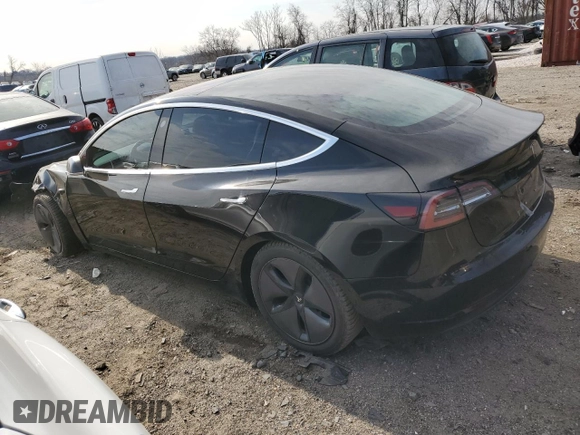 2018 Tesla Model 3 Long Range Battery with VIN 5YJ3E1EAXJF015971, listed as a Copart auction lot 47743665 with 94,064 mi miles and Salvage Title. Bid and sale history available at DreamBid. Image 2.