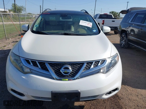 2011 Nissan Murano LE with VIN JN8AZ1MU6BW061788, listed as a IAAI auction lot 41984205 with 115,368 mi miles and . Bid and sale history available at carsss.com. Image 6.
