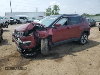 2020 Jeep Compass Limited with VIN 3C4NJDCB8LT255204, listed as a Copart auction lot 59710135 with 50,100 mi miles and Salvage title. Bid and sale history available at DreamBid. Image 1.