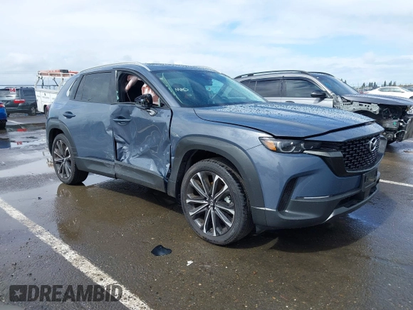 2024 Mazda CX-50 S Premium Plus z VIN 7MMVABEM8RN220626, wystawiony jako IAAI lot #41818464 z przebiegiem 1 622 mil mil oraz . Historia ofert i sprzedaży dostępna na DreamBid. Obrazek 1.