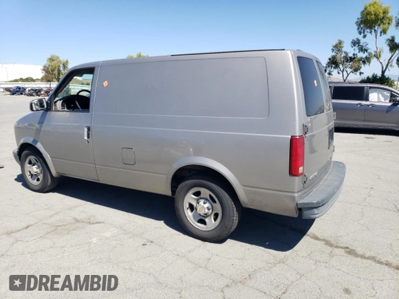 2003 Chevrolet Astro Cargo z VIN 1GCDM19X73B137764, wystawiony jako Copart lot #57367915 z przebiegiem Nie podano mil oraz Czysty tytuł • Clean title. Historia ofert i sprzedaży dostępna na DreamBid. Obrazek 2.