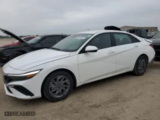2024 Hyundai Elantra SEL with VIN KMHLM4DG3RU666609, listed as a Copart auction lot 51165745 with 29,160 mi miles and Clean Title. Bid and sale history available at carsss.com. Image 1.
