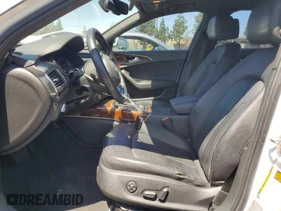 2014 Audi A6 Premium Plus with VIN WAUDFAFC6EN122800, listed as a Copart auction lot 57703495 with 176,272 mi miles and Clean title. Bid and sale history available at DreamBid. Image 7.