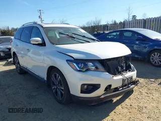 2017 Nissan Pathfinder SV с VIN 5N1DR2MM8HC624702, выставлен на аукционе IAAI как лот 41703471 с пробегом 49 444 миль миль и . История ставок и продаж доступна на DreamBid. Изображение 1.