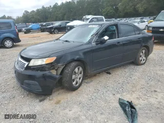 2009 Kia Optima LX with VIN KNAGE228495366801, listed as a Copart auction lot 47567105 with 245,626 mi miles and Salvage Title. Bid and sale history available at carsss.com. Image 1.