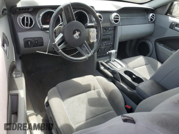 2007 Ford Mustang Deluxe with VIN 1ZVHT80N275337901, listed as a Copart auction lot 57411365 with 144,735 mi miles and Salvage title. Bid and sale history available at DreamBid. Image 8.