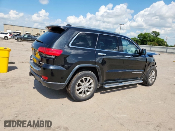 2014 Jeep Grand Cherokee Limited with VIN 1C4RJFBG9EC121990, listed as a Copart auction lot 64079495 with 98,615 mi miles and Salvage title. Bid and sale history available at DreamBid. Image 3.