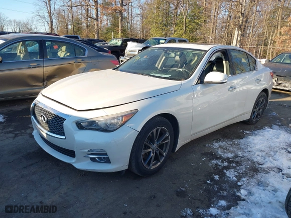 2017 Infiniti Q50 3.0t Premium with VIN JN1EV7AR1HM838526, listed as a IAAI auction lot 41249632 with 67,171 mi miles. Bid and sale history available at carsss.com. Image 17.