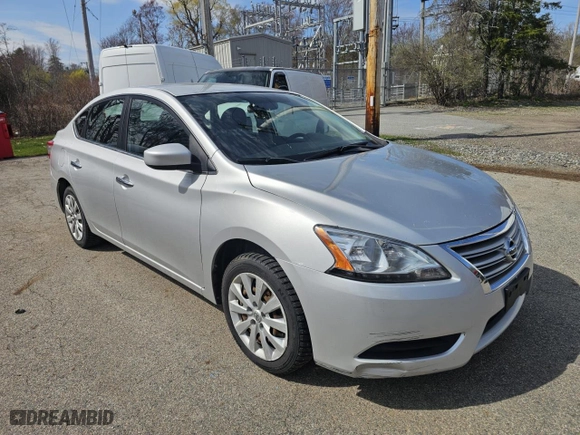 2014 Nissan Sentra S with VIN 3N1AB7APSEL6BL27Z, listed as a Copart auction lot 54271015 with 105,241 mi miles and Clean Title. Bid and sale history available at carsss.com. Image 1.