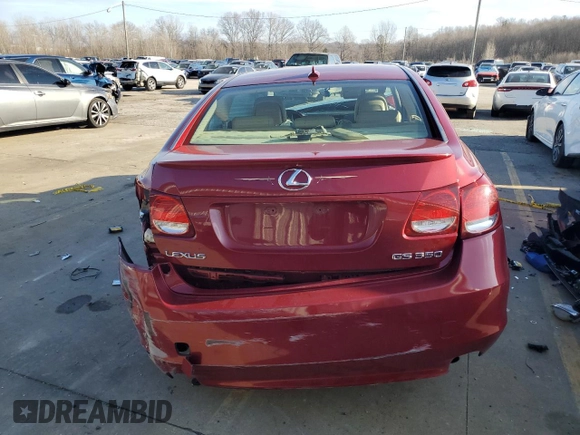 2009 Lexus GS 350 with VIN JTHBE96S490046627, listed as a Copart auction lot 85759634 with 74,302 mi miles and Non Repairable. Bid and sale history available at carsss.com. Image 6.