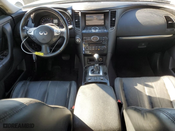 2017 Infiniti QX70 with VIN JN8CS1MU3HM142135, listed as a Copart auction lot 48859215 with 127,990 mi miles and Clean Title. Bid and sale history available at carsss.com. Image 8.