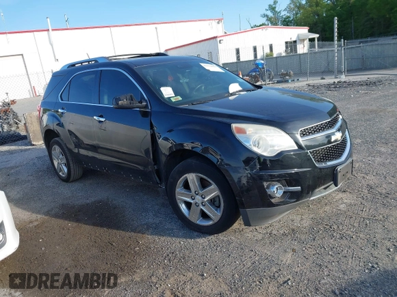 2014 Chevrolet Equinox LTZ with VIN 2GNFLHE32E6124084, listed as a IAAI auction lot 42132655 with 95,239 mi miles. Bid and sale history available at carsss.com. Image 1.