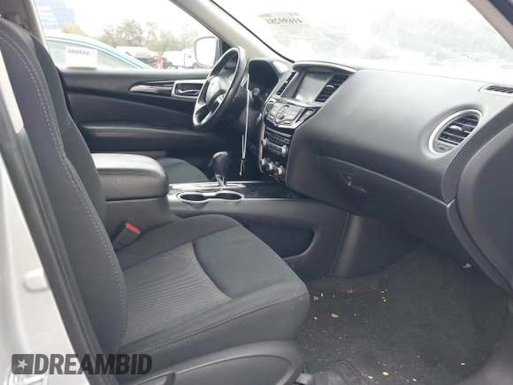 2018 Nissan Pathfinder SL with VIN 5N1DR2MN3JC674373, listed as a IAAI auction lot 41699281 with 56,254 mi miles. Bid and sale history available at carsss.com. Image 5.