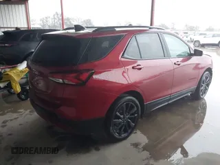 2024 Chevrolet Equinox RS with VIN 3GNAXMEG5RS206537, listed as a IAAI auction lot 41524098 with 14,291 mi miles and . Bid and sale history available at DreamBid. Image 4.