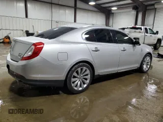 2014 Lincoln MKS with VIN 1LNHL9EKXEG608403, listed as a Copart auction lot 45515075 with 155,508 mi miles and Salvage Title. Bid and sale history available at DreamBid. Image 3.