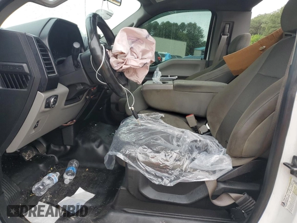 2018 Ford F-150 XL with VIN 1FTMF1C57JFB02794, listed as a Copart auction lot 58041445 with 279,074 mi miles and Salvage title. Bid and sale history available at DreamBid. Image 7.