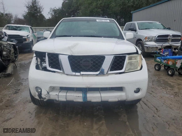 2007 Nissan Pathfinder S with VIN 5N1AR18UX7C614615, listed as a Copart auction lot 44821335 with 205,309 mi miles and Salvage Title. Bid and sale history available at carsss.com. Image 5.