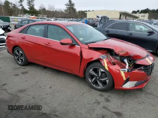 2022 Hyundai Elantra SEL with VIN 5NPLN4AG3NH073519, listed as a Copart auction lot 49776585 with 64,573 mi miles and Salvage Title. Bid and sale history available at DreamBid. Image 4.