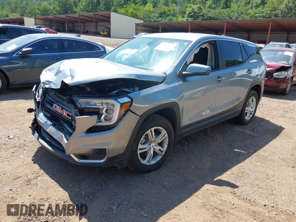 2024 GMC Terrain SLE with VIN 3GKALTEG9RL363971, listed as a IAAI auction lot 42733221 with 26,365 mi miles and . Bid and sale history available at DreamBid. Image 17.