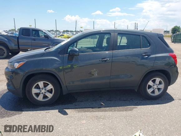 2020 Chevrolet Trax LS with VIN 3GNCJKSB6LL163397, listed as a IAAI auction lot 42656664 with Not provided miles and . Bid and sale history available at DreamBid. Image 13.