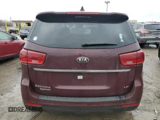 2020 Kia Sedona LX with VIN KNDMB5C15L6605842, listed as a Copart auction lot 43246275 with 115,057 mi miles and Salvage Title. Bid and sale history available at carsss.com. Image 6.