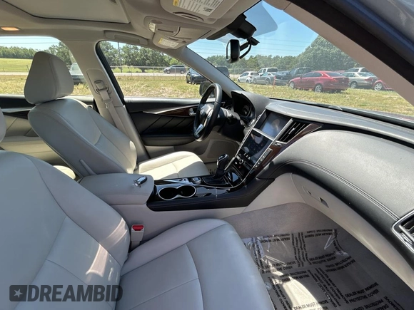 2019 Infiniti Q50 3.0t LUXE with VIN JN1EV7AP5KM512847, listed as a Copart auction lot 53725145 with 88,787 mi miles and Clean Title. Bid and sale history available at carsss.com. Image 5.