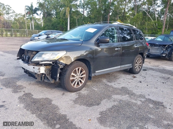 2015 Nissan Pathfinder Platinum with VIN 5N1AR2MM5FC647662, listed as a IAAI auction lot 41931427 with 97,930 mi miles. Bid and sale history available at carsss.com. Image 17.