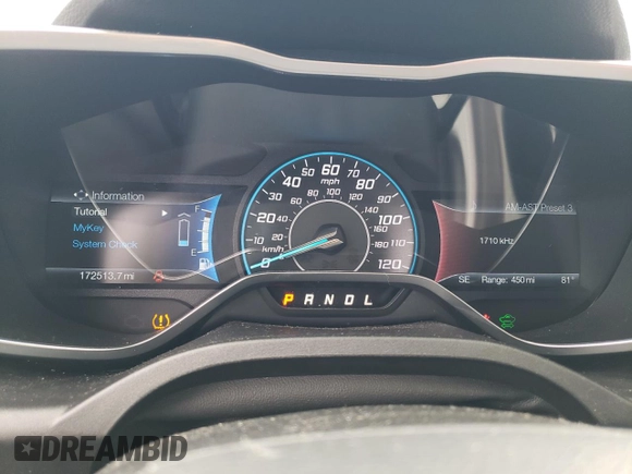 2016 Ford C-Max Energi SEL with VIN 1FADP5CU5GL113952, listed as a Copart auction lot 62611224 with 172,513 mi miles and Salvage Title. Bid and sale history available at carsss.com. Image 9.