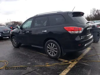2013 Nissan Pathfinder Platinum with VIN 5N1AR2MM4DC604153, listed as a Copart auction lot 80937324 with 201,974 mi miles and Salvage Title. Bid and sale history available at carsss.com. Image 2.
