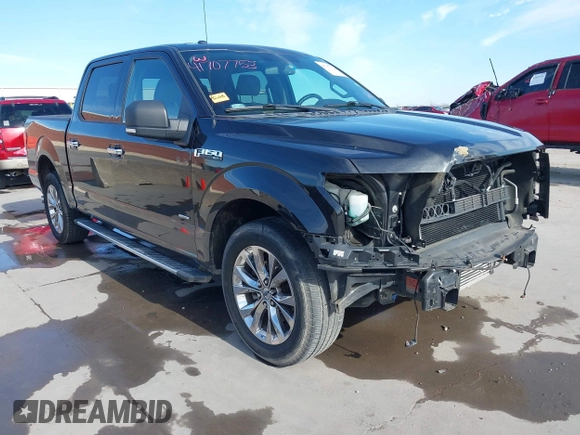 2015 Ford F-150 XL with VIN 1FTEW1CGXFKE82539, listed as a IAAI auction lot 41707753 with 39,880 mi miles and . Bid and sale history available at DreamBid. Image 1.