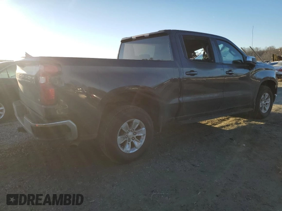2023 Chevrolet Silverado 1500 LT with VIN 3GCPACEK8PG256190, listed as a Copart auction lot 88554125 with Not Provided miles and Salvage Title. Bid and sale history available at DreamBid. Image 3.