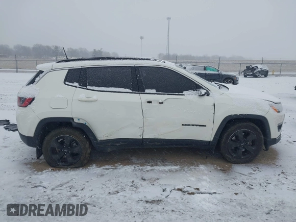 2018 Jeep Compass Latitude with VIN 3C4NJCBB8JT502584, listed as a IAAI auction lot 41559505 with 72,523 mi miles and . Bid and sale history available at DreamBid. Image 13.