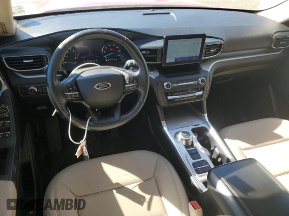 2020 Ford Explorer XLT with VIN 1FMSK7DH7LGA43348, listed as a Copart auction lot 46644985 with 102,969 mi miles and Salvage Title. Bid and sale history available at carsss.com. Image 8.