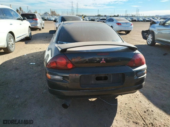 2001 Mitsubishi Eclipse GT with VIN 4A3AC84H51E140492, listed as a Copart auction lot 82534293 with 282,616 mi miles and Clean Title. Bid and sale history available at carsss.com. Image 6.