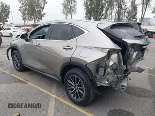 2025 Lexus NX with VIN 2T2GGCEZ8SC060289, listed as a IAAI auction lot 41869715 with 13,767 mi miles. Bid and sale history available at carsss.com. Image 3.