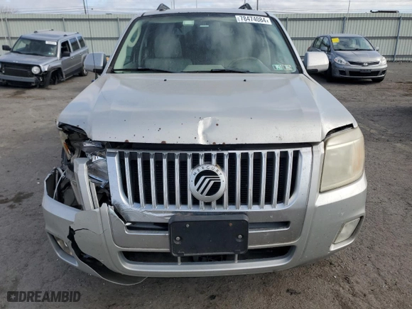 2009 Mercury Mariner Premier with VIN 4M2CU97G09KJ04833, listed as a Copart auction lot 78474084 with 219,887 mi miles and Salvage Title. Bid and sale history available at carsss.com. Image 5.