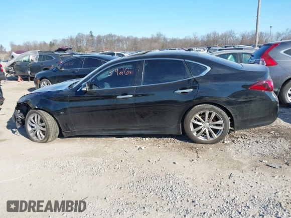 2015 Infiniti Q70 with VIN JN1BY1AR6FM560209, listed as a IAAI auction lot 41703926 with 117,503 mi miles and . Bid and sale history available at DreamBid. Image 14.