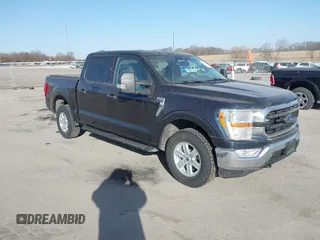 2022 Ford F-150 XL with VIN 1FTFW1E80NKE10273, listed as a IAAI auction lot 41787253 with 146,871 mi miles. Bid and sale history available at carsss.com. Image 1.