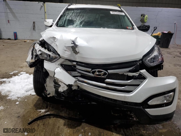 2015 Hyundai Santa Fe Sport with VIN 5XYZUDLB6FG296970, listed as a Copart auction lot 45734055 with 0 mi miles and Salvage Title. Bid and sale history available at carsss.com. Image 5.