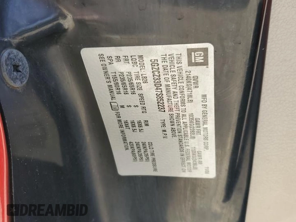 2007 Saturn VUE I4 z VIN 5GZCZ33D47S852237, wystawiony jako Copart lot #57399535 z przebiegiem 146 433 mil mil oraz Szkoda całkowita • Salvage title. Historia ofert i sprzedaży dostępna na DreamBid. Obrazek 13.