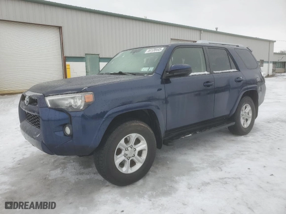 2018 Toyota 4Runner SR5 with VIN JTEBU5JR7J5588700, listed as a Copart auction lot 44120445 with 91,974 mi miles and Salvage Title. Bid and sale history available at carsss.com. Image 1.