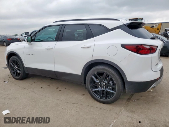2022 Chevrolet Blazer LT with VIN 3GNKBDRS0NS175435, listed as a Copart auction lot 59018815 with 33,911 mi miles and Salvage title. Bid and sale history available at DreamBid. Image 2.
