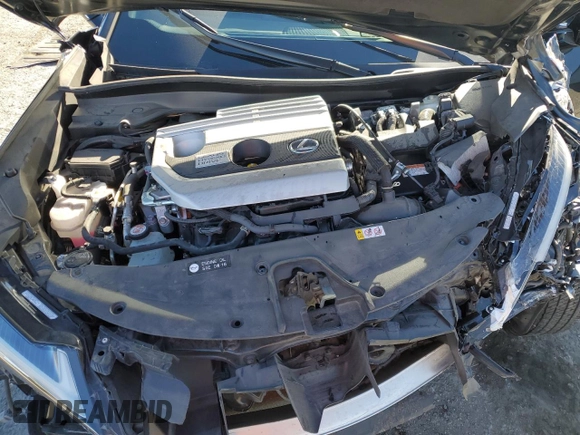 2022 Lexus UX 250h F Sport with VIN JTHE9JBH8N2055567, listed as a Copart auction lot 80708554 with 34,161 mi miles and Salvage Title. Bid and sale history available at DreamBid. Image 12.