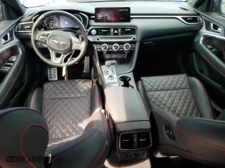 2023 Genesis G70 3.3T with VIN KMTG54TE4PU107586, listed as a Copart auction lot 60626193 with 17,459 mi miles. Bid and sale history available at carsss.com. Image 8.