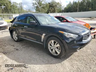 2013 Infiniti FX with VIN JN8CS1MU8DM140245, listed as a Copart auction lot 78312144 with 44,947 mi miles and Salvage Title. Bid and sale history available at DreamBid. Image 4.