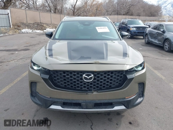 2025 Mazda CX-50 2.5 Turbo with VIN 7MMVABXY5SN311620, listed as a IAAI auction lot 41603622 with 4,259 mi miles. Bid and sale history available at carsss.com. Image 12.