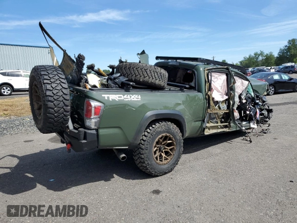 2021 Toyota Tacoma SR5 z VIN 3TMDZ5BN8MM112478, wystawiony jako Copart lot #55741375 z przebiegiem Nie podano mil oraz Nie do naprawy • Non repairable. Historia ofert i sprzedaży dostępna na DreamBid. Obrazek 3.