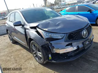 2021 Acura RDX w/A-Spec Package with VIN 5J8TC1H69ML022720, listed as a IAAI auction lot 41613773 with 50,180 mi miles. Bid and sale history available at carsss.com. Image 1.